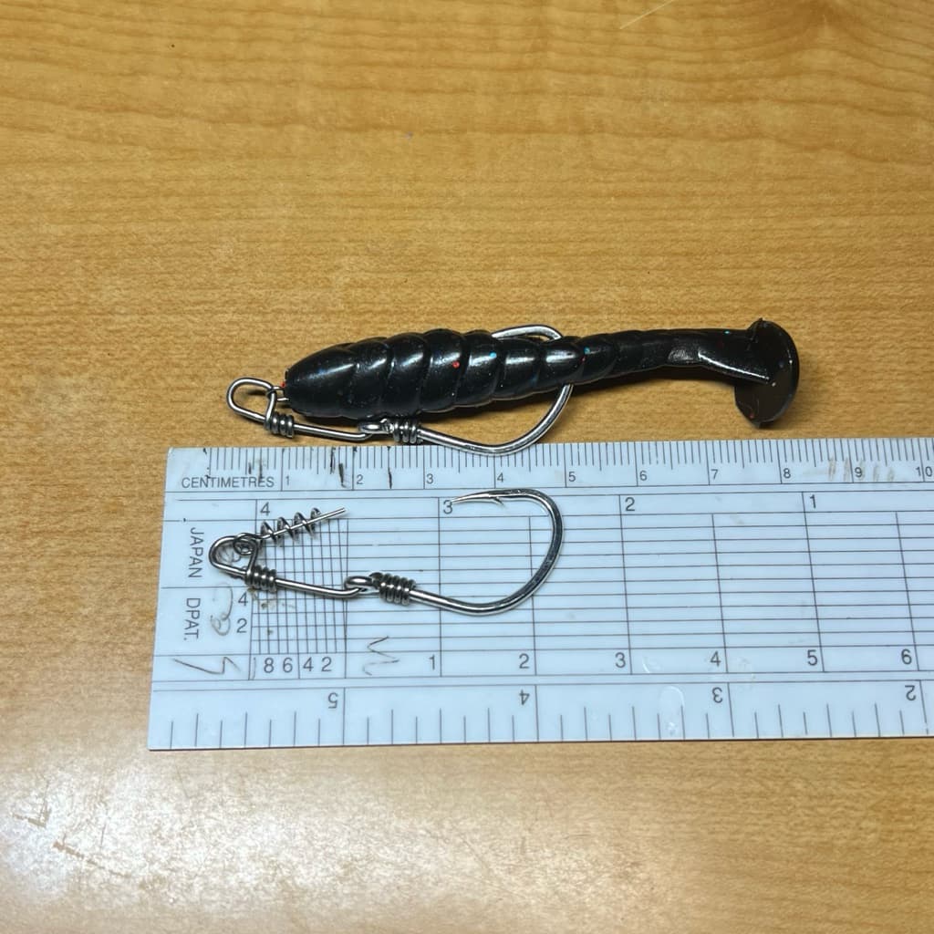 ตะขอเบ็ดรุ่น Sian Hook งานปลาช่อน คุณภาพสูง สำหรับเหยื่อยางขนาดมาตรฐาน 6.5cm. ถึง 7.5cm รูปที่ 4