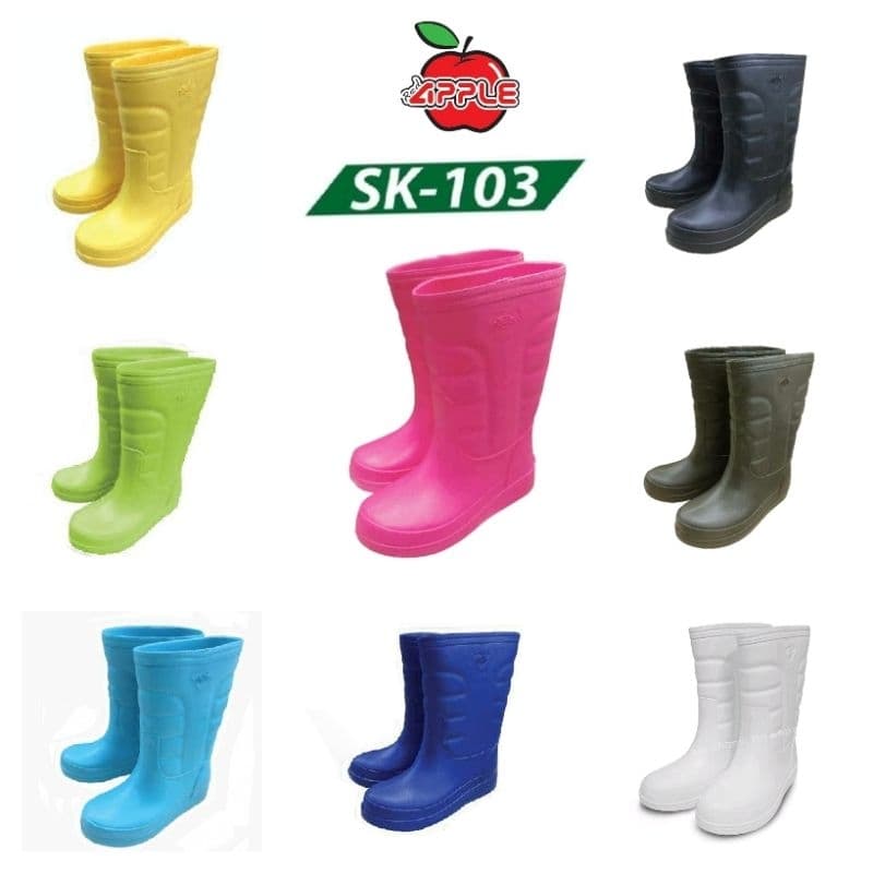 *มีไซส์พิเศษ 12-12.5 * Red apple รองเท้าบูทกันน้ำ ไฟล่อน SK103 ไซส์ 9-12.5 รูปที่ 1