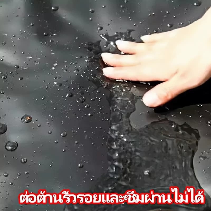 ผ้ายางปูบ่อปลา กว้าง 6 เมตร ฟิล์ม HDPE กันรังสี UV หนา 200/350/500 ไมครอน ทนทาน50ปี รูปที่ 3