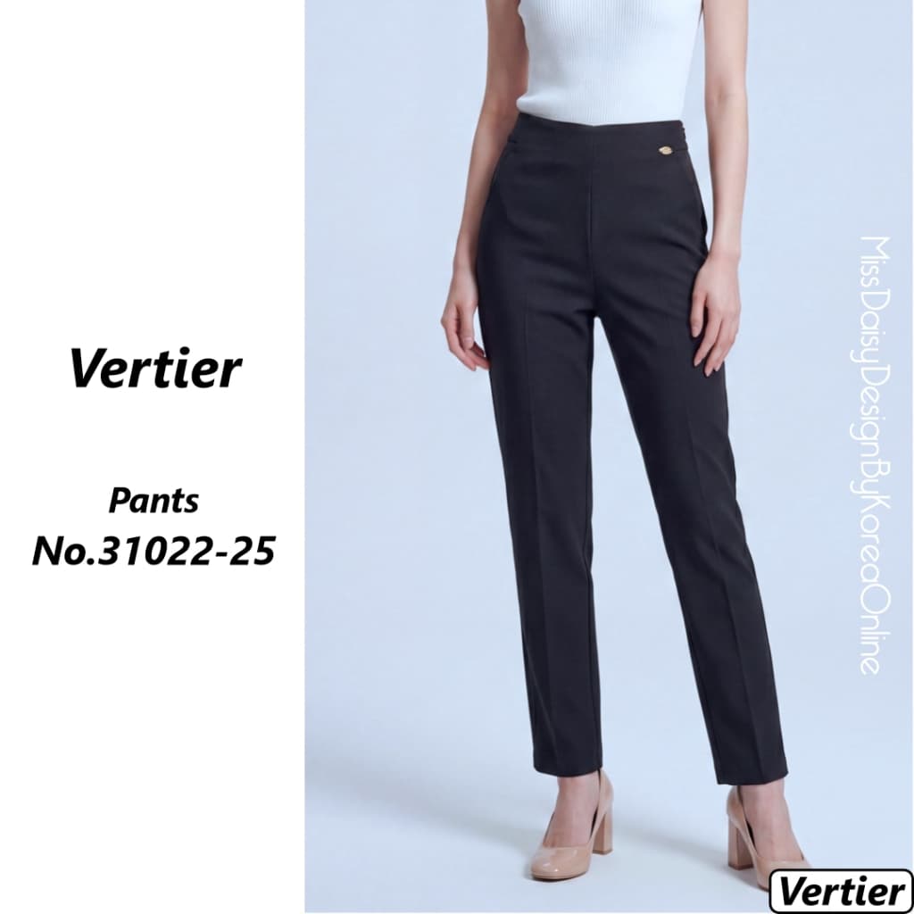 Vertier กางเกงขายาว 9 ส่วน No.31022 ผลิตจากผ้า Double Poplin รูปที่ 9