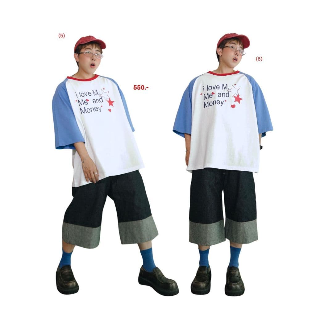 QCLOTH : I LOVE M OVERSIZE ส่งด่วนในวัน รูปที่ 3