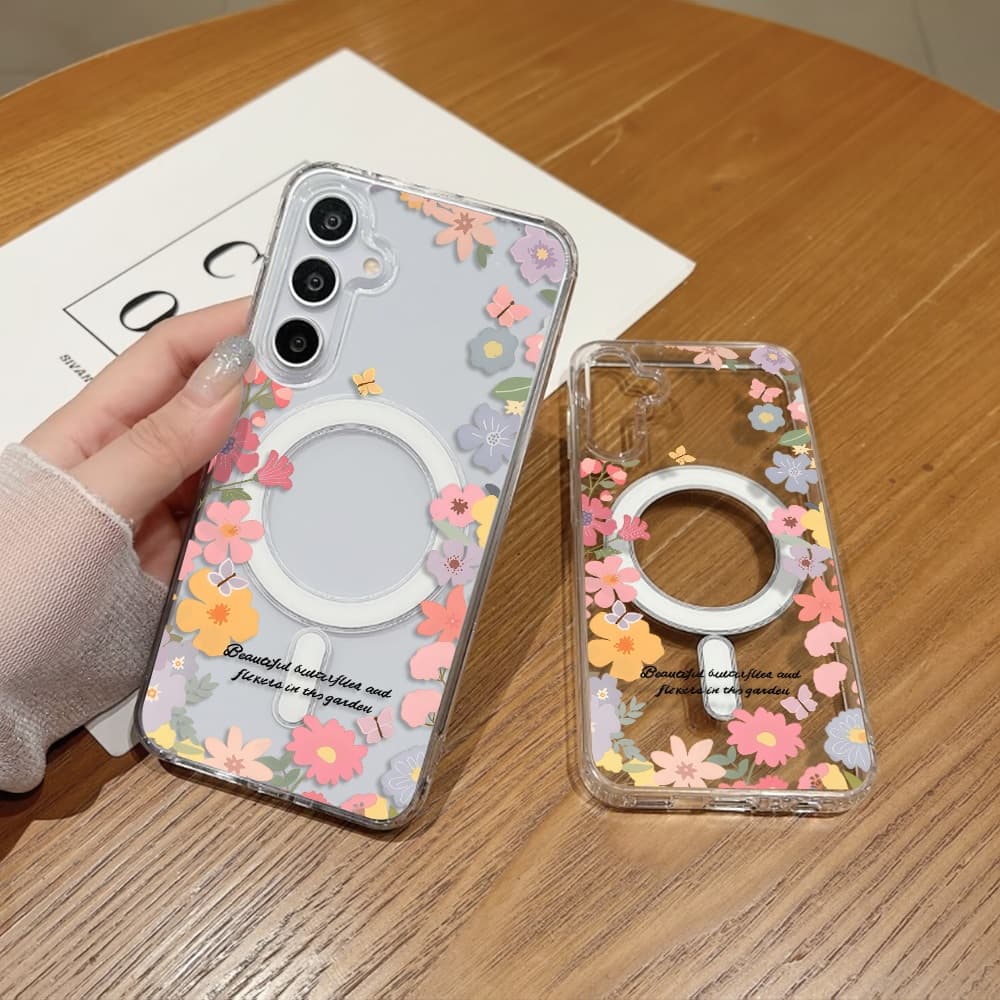 เคสแม่เหล็ก เคส For Samsung A15 A07 4G A17 5G A37 A57 A06 A56 5G A16 A26 A36 A55 A35 A54 S26 S25 Ultra S24 FE เคสทรศัพท์ รูปที่ 1