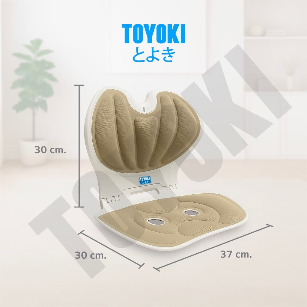 TOYOKI เบาะปรับท่านั่งเพื่อสุขภาพ เบาะรองนั่งอเนกประสงค์ SIT PRO รับน้ำหนักได้ถึง 200 KG ดีไซน์มินิมอล รูปที่ 7