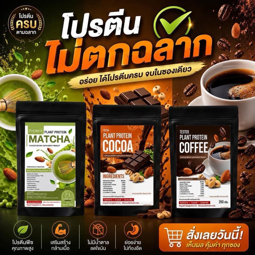 โปรตีนแพลนเบส โปรตีนแม่นิก รูปที่ 1
