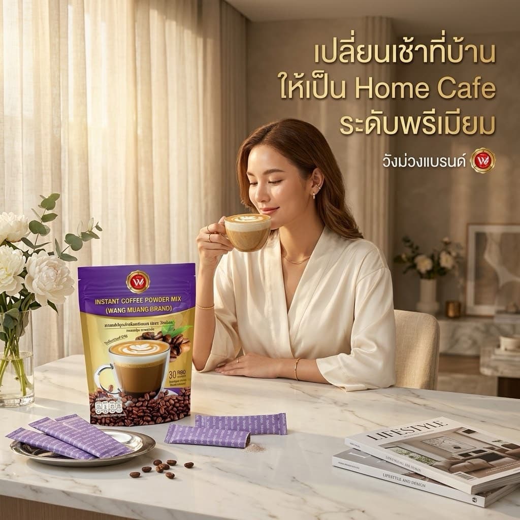 กาแฟวังม่วง ห่อสีม่วง รูปที่ 6