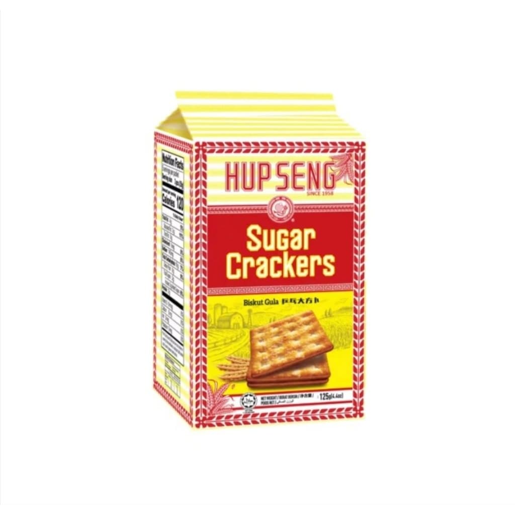 ฮับเส็ง ครีม / ซูการ์ แครกเกอร์ 428 กรัม ขนมมาเลเซีย / Hupseng Cream/ Cracker 428g. รูปที่ 5
