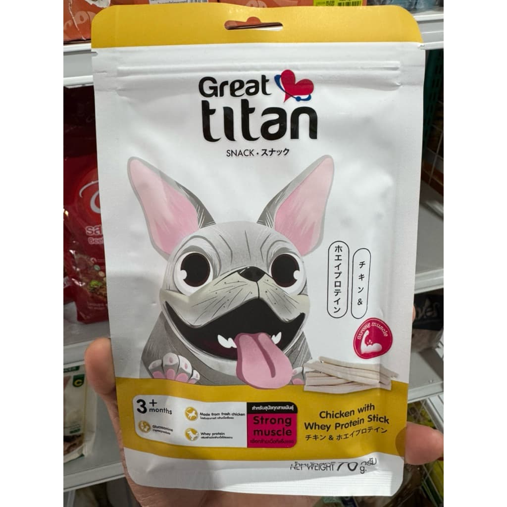 Great​ titan​ Snack​ ขนมน้องหมา หลายรสชาติให้เลือก รูปที่ 1