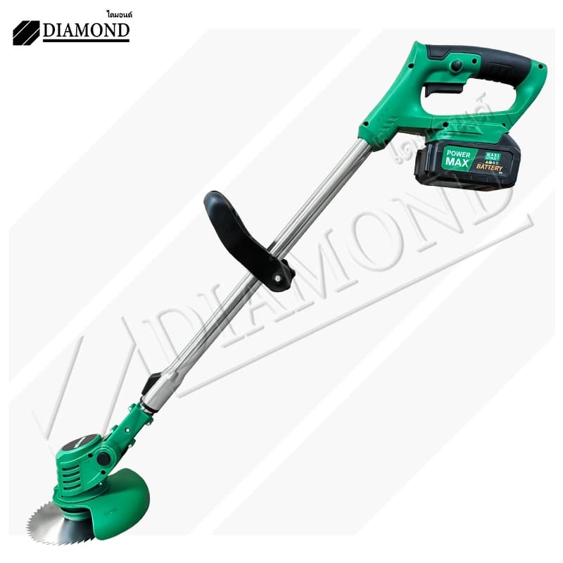 Diamond เครื่องตัดหญ้าไฟฟ้าไร้สาย กำลังไฟ3900W น้ำหนักเบา แรงดี ฟรี: กรรไกรตัดหญ้า รูปที่ 4