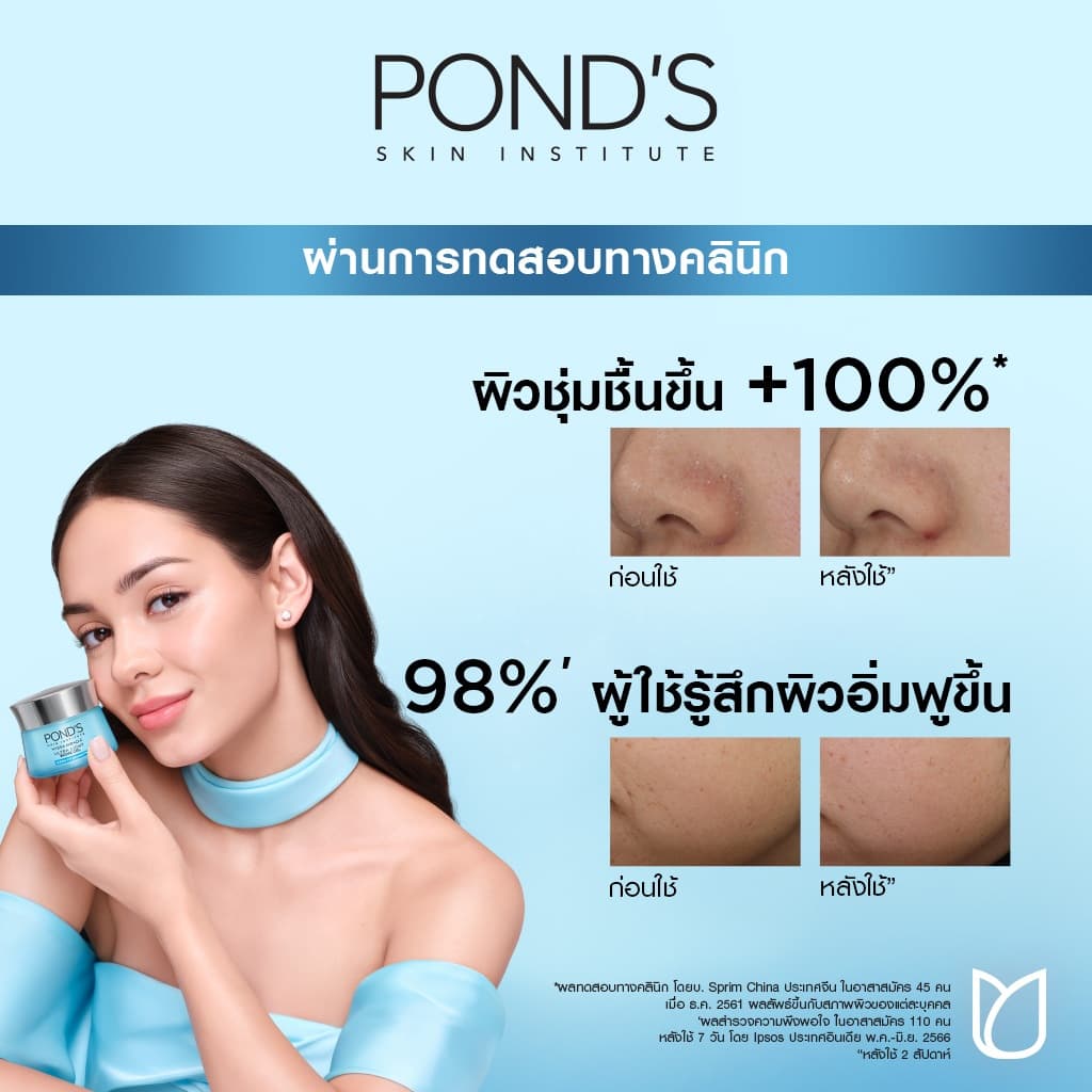 พอนด์ส ไฮดร้า มิราเคิล อัลทิเมท รีซิเลียนซ์ เซรา-ไฮยามิโน เจลผิวฟู เสริมปราการผิว อัลตร้า ไลท์ เจล 45ก รูปที่ 5