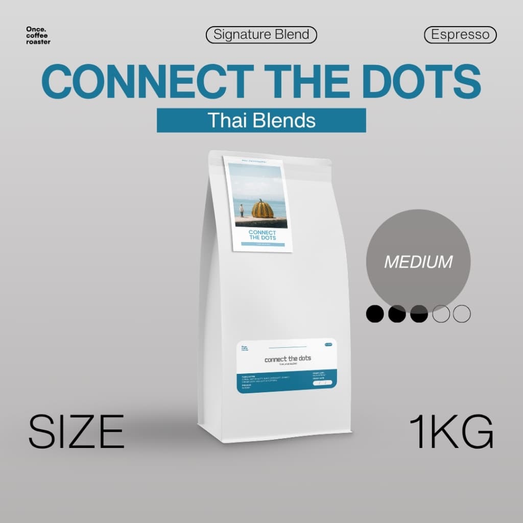 เมล็ด Connect the Dots Thai Blends Espresso คั่วกลาง รูปที่ 1