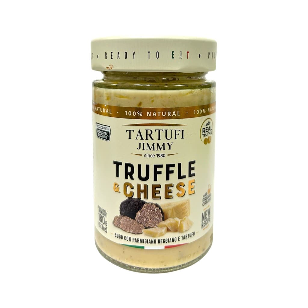 ทาร์ทูฟี่จิมมี่พาสต้าซอสทรัฟเฟิลและชีสพร้อมทาน Tartufi Jimmy Ready to Eat Pasta Sauce Truffle & Cheese (180g)
