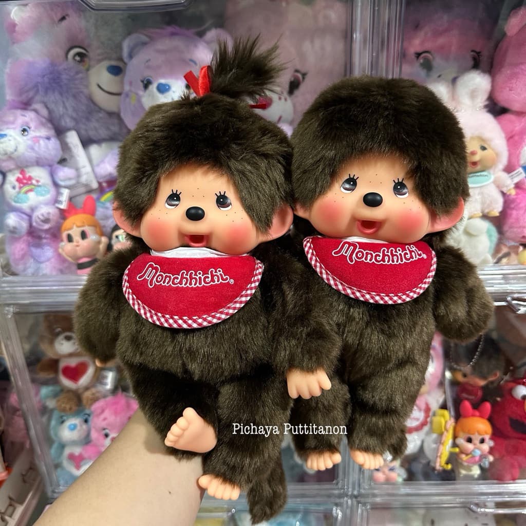 | Monchhichi Plush Premium Standard ม่อนชิสีน้ำตาลออริจินอล รูปที่ 3