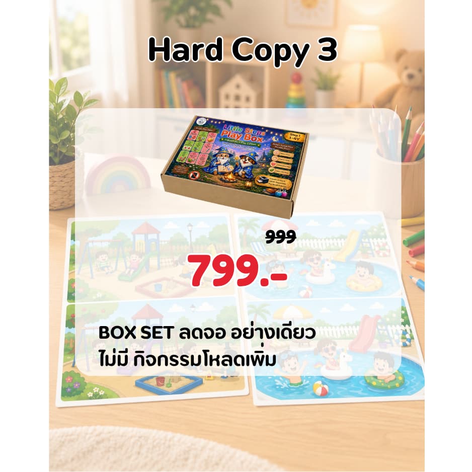 ชุดกล่องลดจอ พร้อมเล่น ชุด D + Hard Copy3 รูปที่ 3
