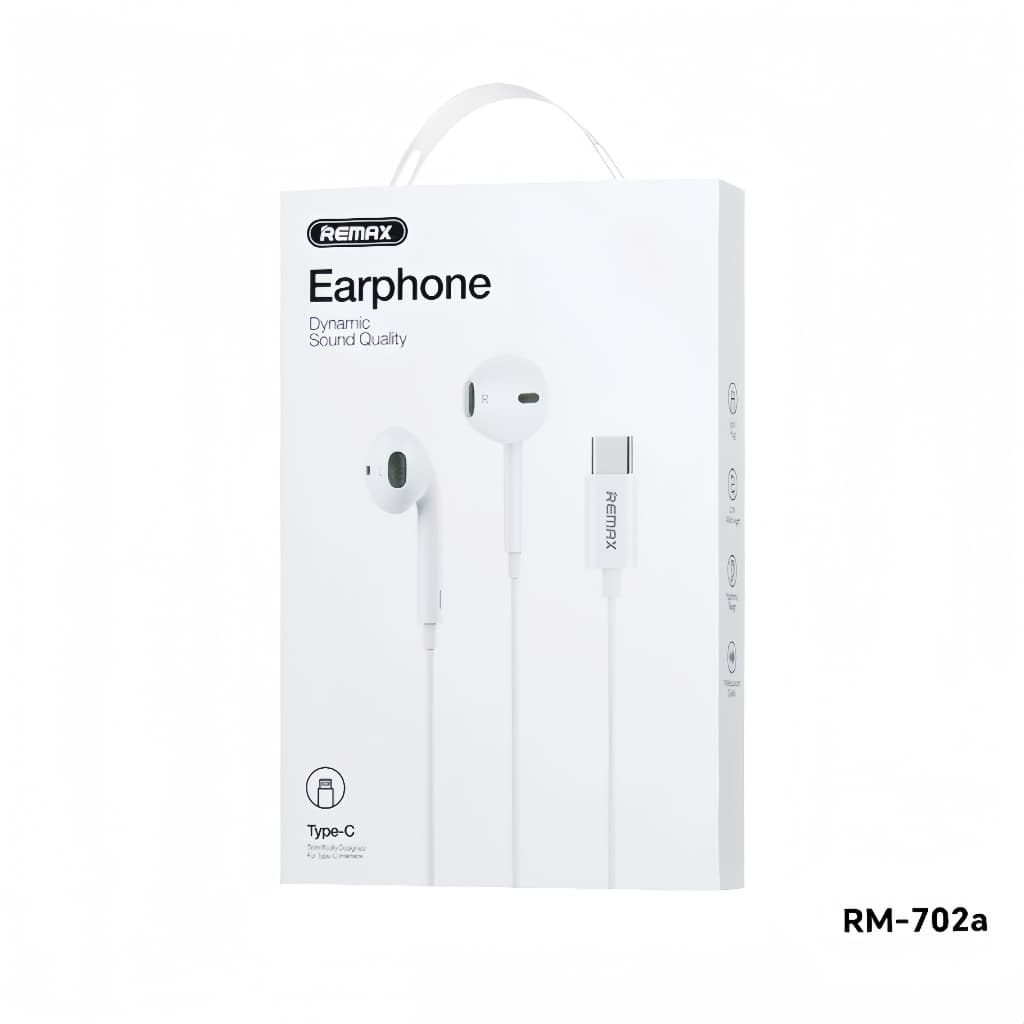 REMAX หูฟังมีสาย Type-C RM-702a สายยาว 1.2ม มีไมค์ปุ่มคอนโทรล รับประกัน 1 ปี รูปที่ 8