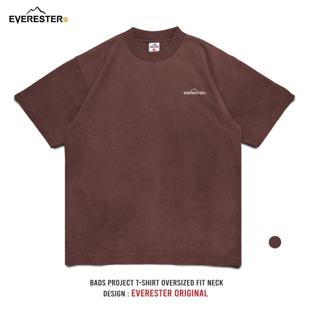 EVERESTER เสื้อคอฟิต วินเทจ เฟดเทาดำ Original Heavy Cotton 100% ฟอกนุ่ม เสื้อผ้า เสื้อยืดผู้ชาย FED รูปที่ 2
