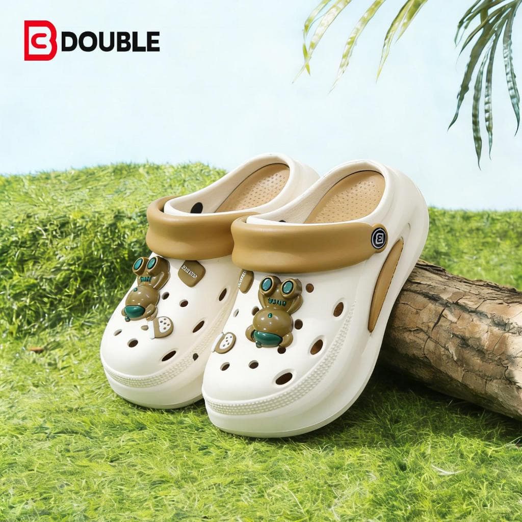 BB DOUBLE 2026 สไตล์ทันสมัยและเป็นที่นิยม หน้าร้อน ใส่ง่าย ทนทาน EVA ป้องกันลื่น นุ่มสบาย สำหรับใส่บนชายหาด BDE738-1 รูปที่ 6