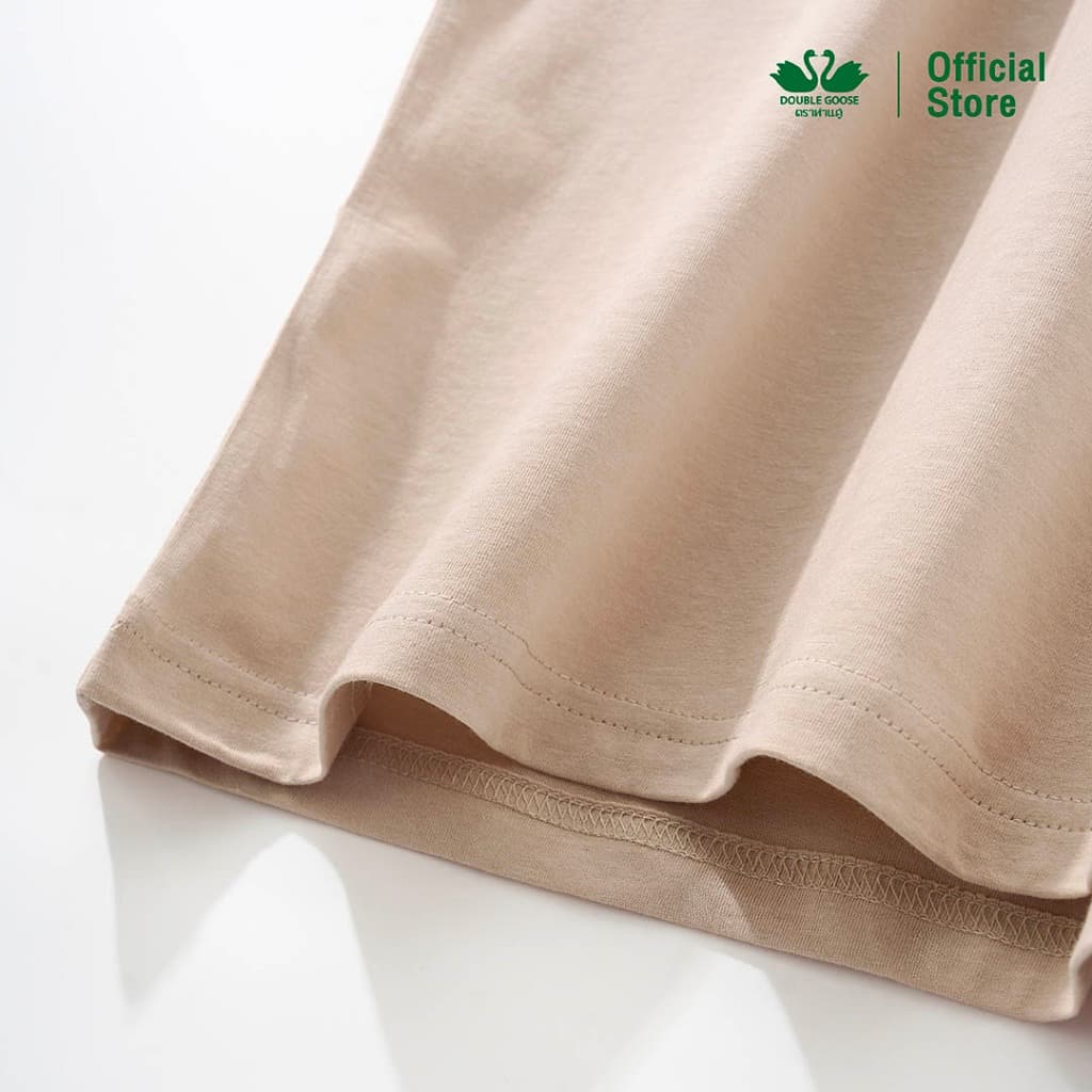 ห่านคู่ เสื้อยืดผู้ชาย คอกลม รุ่น Relax Fit (สีน้ำตาลนูเกต,ฟ้าก้อนเมฆ,ส้มดอกพีช,แดงกุหลาบหม่น,เงินอมเทา) รูปที่ 7