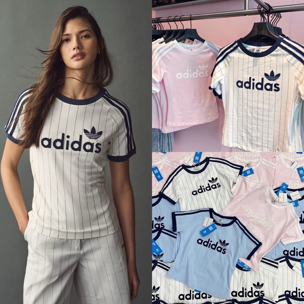 Ads baby tee" เสื้อยืดคอกลมเบบี้ทีรุ่นใหม่ ชนช็อป น่ารักมากก ดีเทลงานปัก ตรงตามช้อปเลย ผ้าเนื้อนิ่ม รูปที่ 1