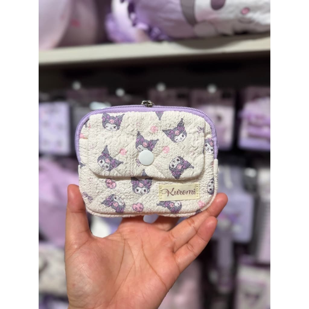 Moshi Moshi กระเป๋าเศษสตางค์ ใส่บัตรได้ กระเป๋าใส่เหรียญ ลายKuromi ลิขสิทธิ์แท้ รูปที่ 5