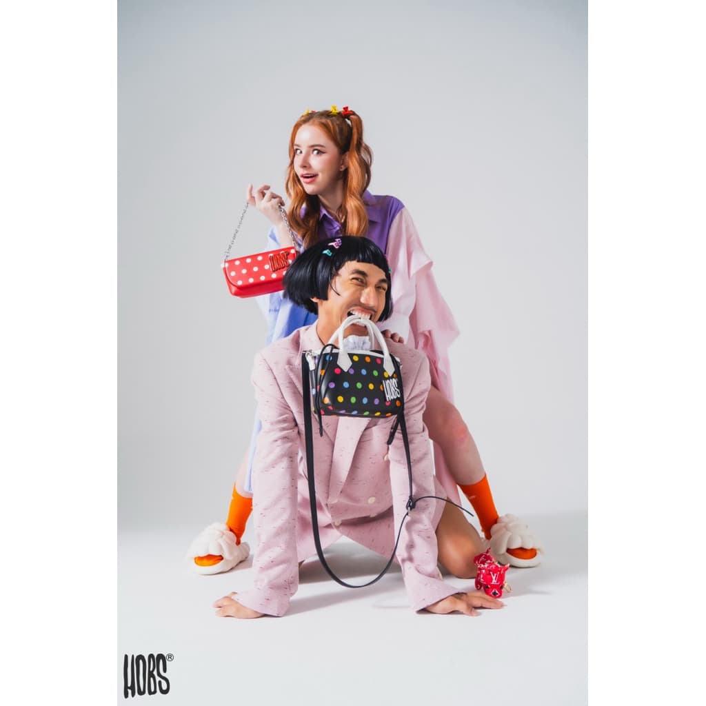 Hobs® กระเป๋าสะพายข้าง | Pride'n Proud 2026 | Honey Tiny | Babe | Micro bag keychain รูปที่ 8
