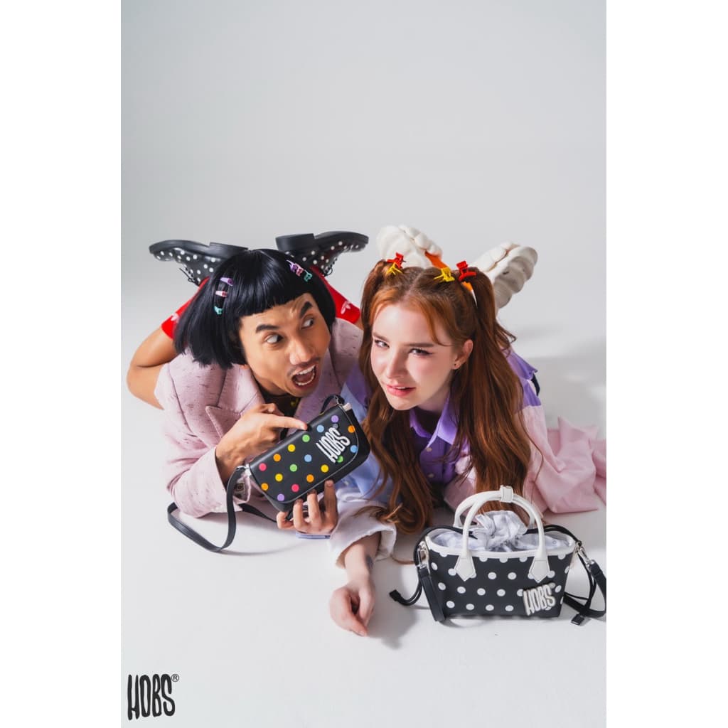 Hobs® กระเป๋าสะพายข้าง | Pride'n Proud 2026 | Honey Tiny | Babe | Micro bag keychain รูปที่ 3