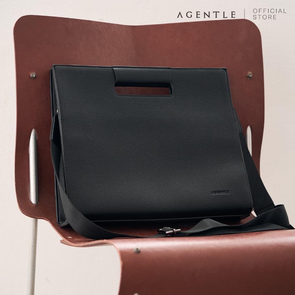 AGENTLE BNF Business Clutch Bag กระเป๋าธุรกิจผู้ชาย เอกสาร A4 โน็ตบุ๊ค Ipad รูปที่ 2
