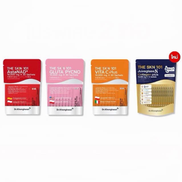 The skn 1O1 หมอของขวัญ AstaNAD+ GLUTA PYCNO +VITA C Plus Dr.Khongkwan รูปที่ 1