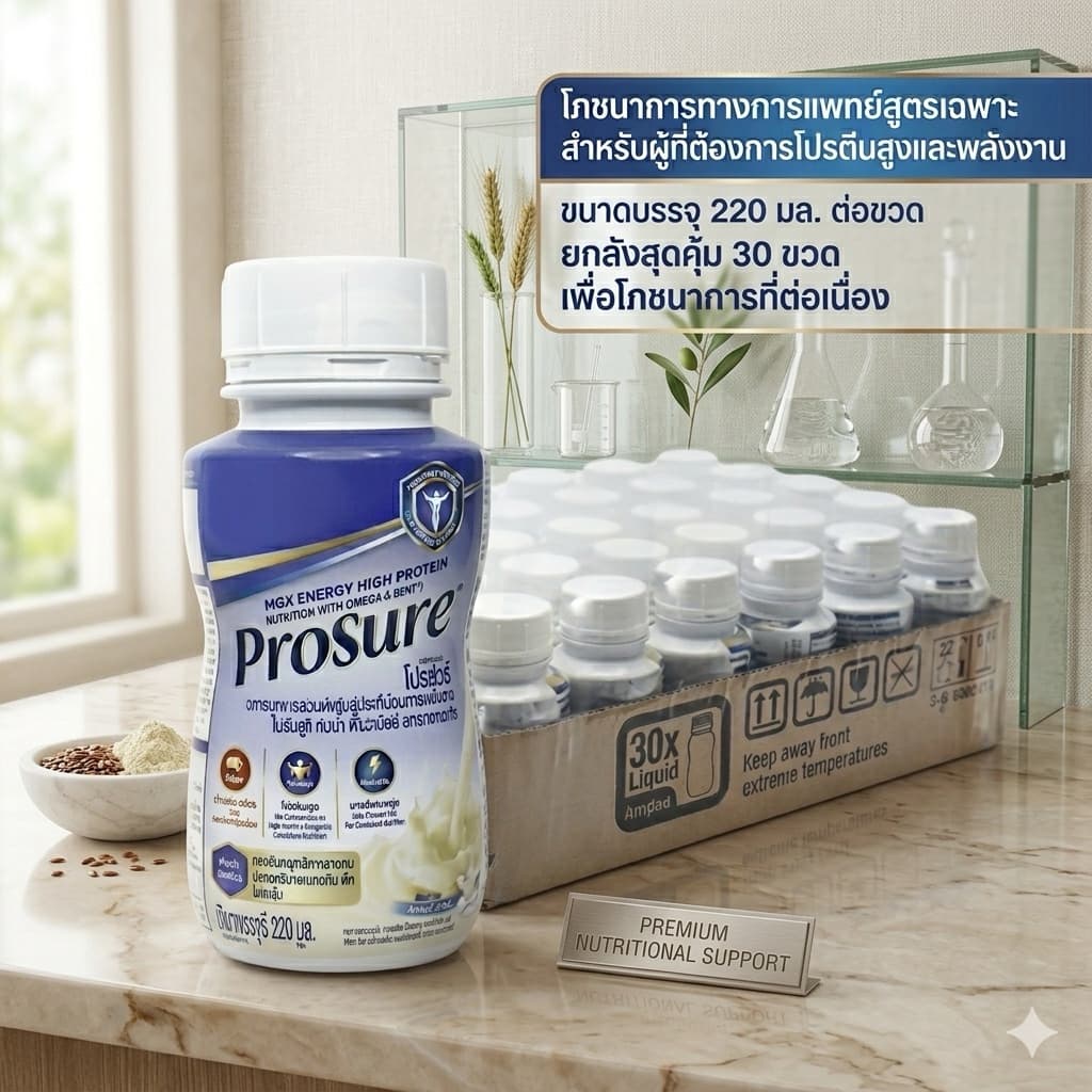 Prosure น้ำ พร้อมดื่ม ยกแพค 220มล.x30ขวด รูปที่ 1