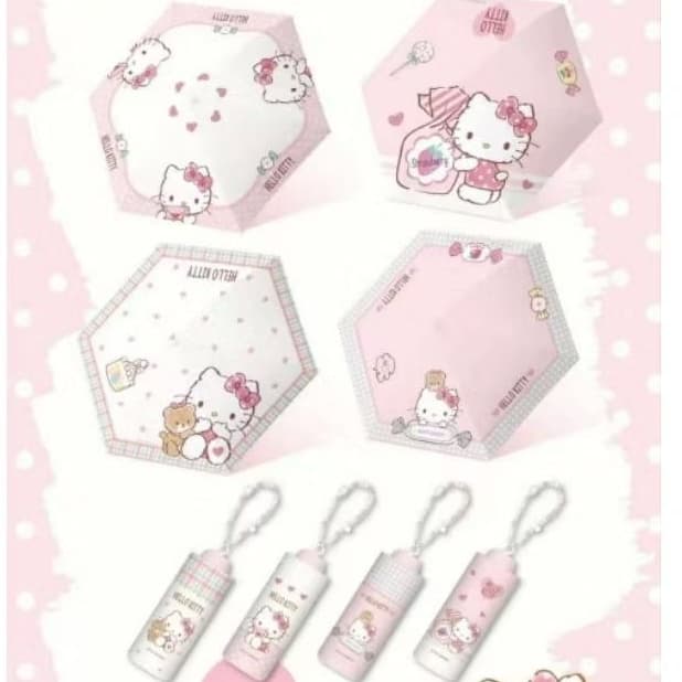 ร่มกางมือ แบบ 5 ตอน Sanrio สินค้าลิขสิทธิ์แท้ มีเคลือบกัน UV กันแดดกันฝน ขนาดเล็ก น้ำหนักเบา ราคา 329 บาท รูปที่ 4