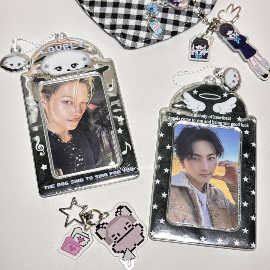 Twinkle PhotoCard Holder เฟรมการ์ด กรอบการ์ด K-Pop Photocard สไตล์เกาหลีวินเทจ รูปที่ 2