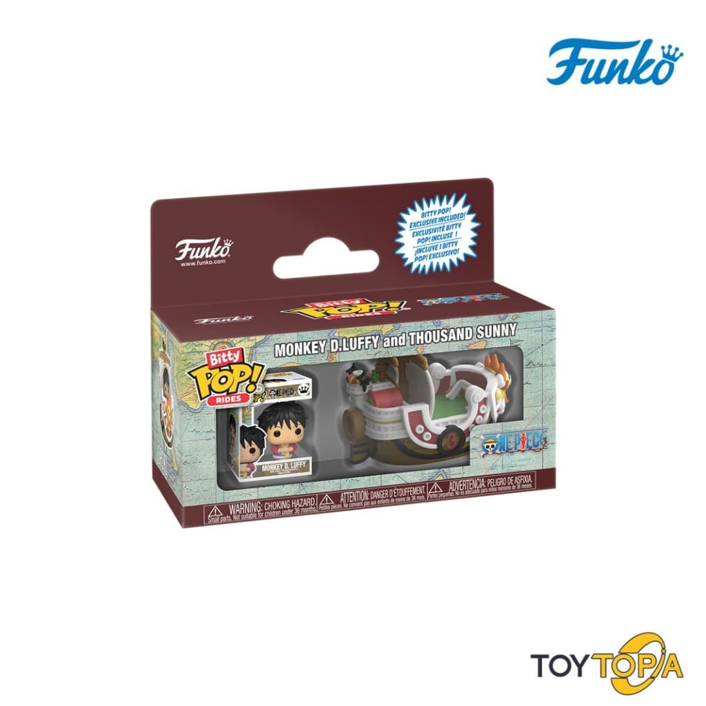 Monkey D. Luffy and Thousand Sunny Bitty POP! Ride: One Piece by Funko รูปที่ 1