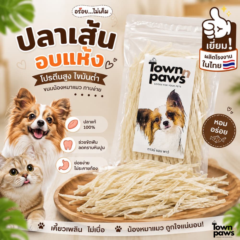 Townnpaws เศษสติ๊ก แบ่งขาย คละแบบ คละรสชาติ ขนมสุนัข ไซลิทอล ขนมหมา แท่งแบบนิ่ม ให้เป็นรางวัล หมาชอบ รูปที่ 4