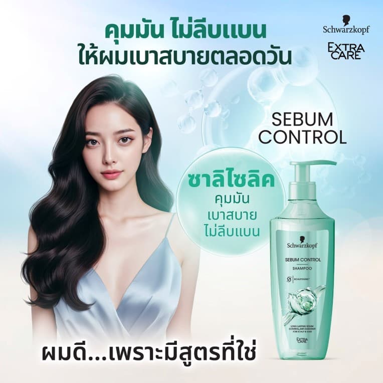 Schwarzkopf Extra Care Hydro Balance Conditioner 400ml เอ็กซ์ตร้า แคร์ ไฮโดร บาลานซ์ ครีมบำรุงผม 400มล รูปที่ 4