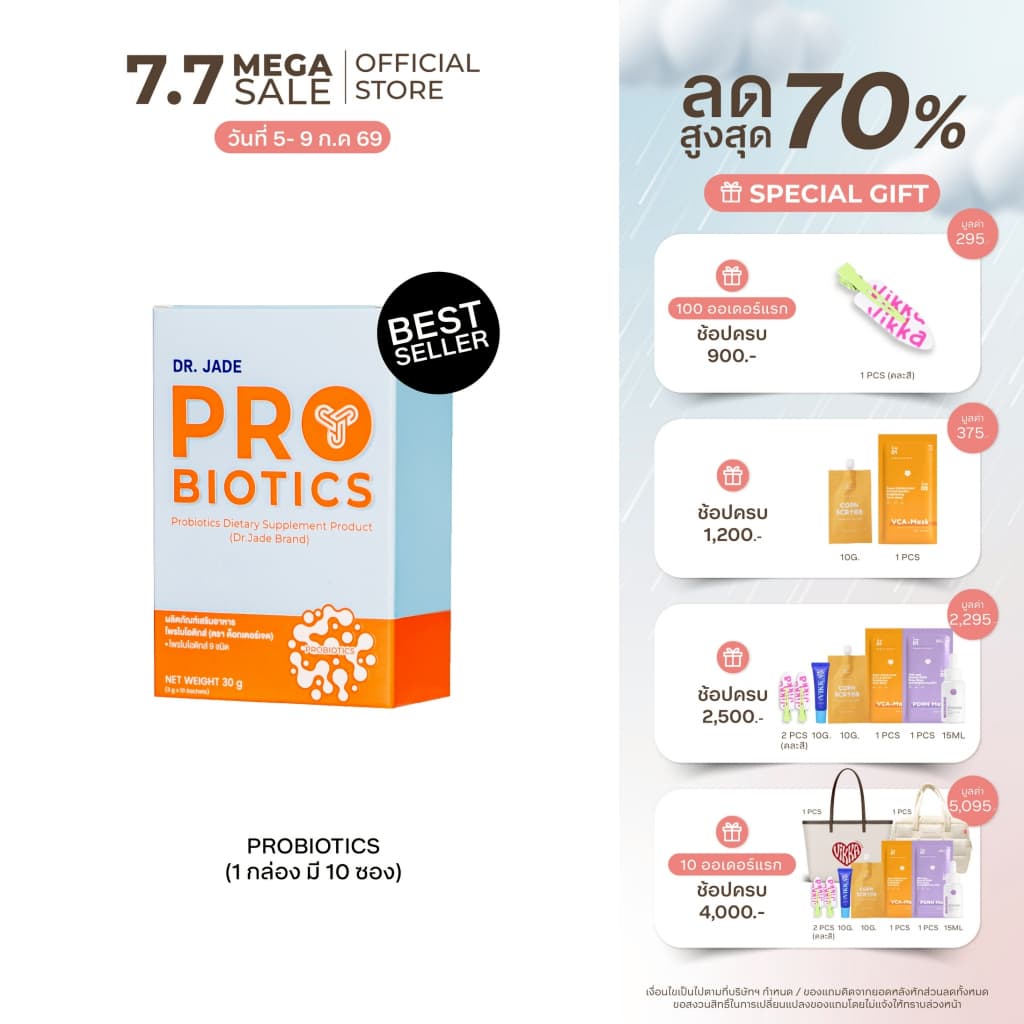 PROJADE Probiotics Dietary Supplement Product โพรไบโอดิกส์ รูปที่ 1