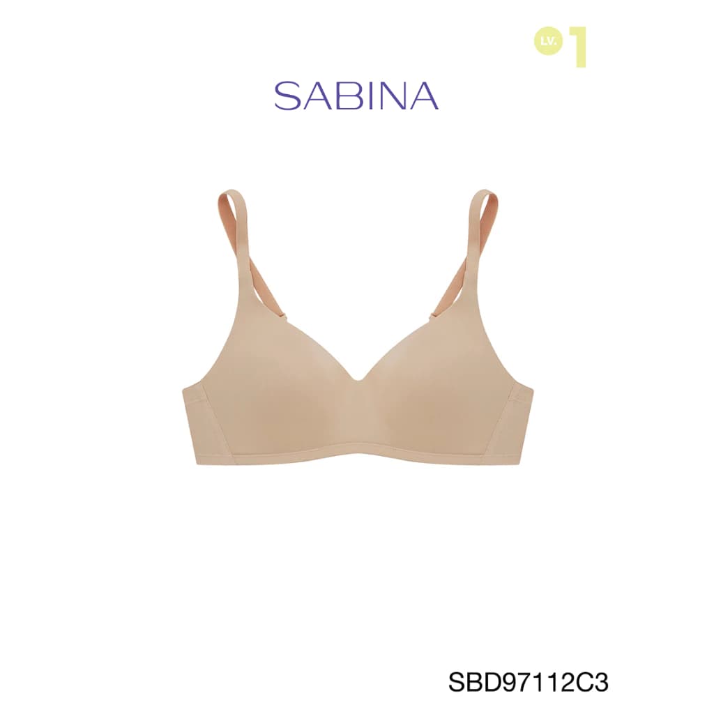 Sabina เสื้อชั้นใน Invisible Wire รุ่น Perfect Bra รหัส SBD97112C3 สีเนื้อเข้ม รูปที่ 1
