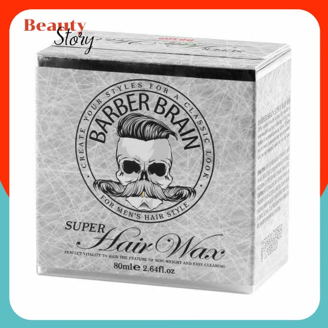 Barber Brain Super Hair Wax บาร์เบอร์ เบรน ซุปเปอร์ แฮร์ แว๊กซ์ เนื้อ แมท จัดทรงผม เซ็ท matte langel L'ANGEL รูปที่ 1