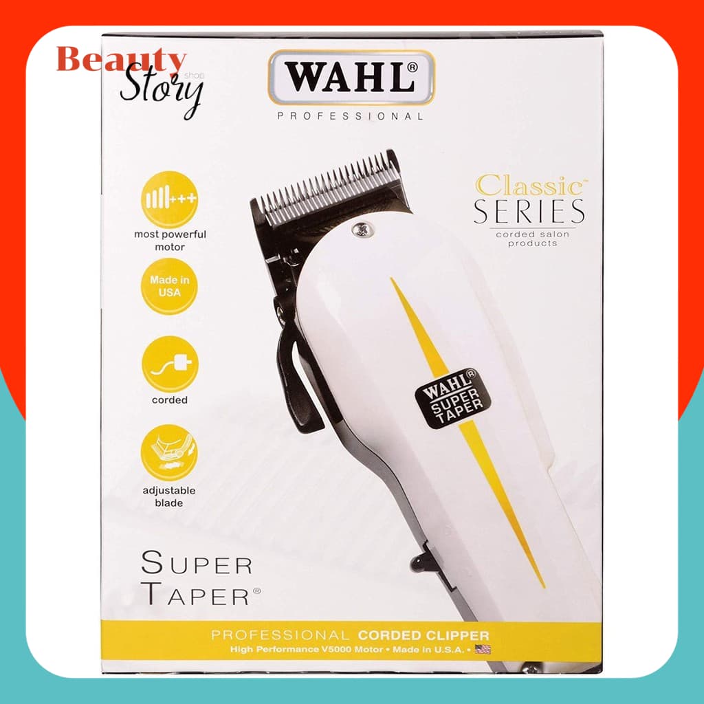 แท้100% Wahl USA ปัตตาเลี่ยน มีใบรับประกัน ใช้งานทนทาน ตัดผม เครื่องแรง วอลล์ แบตเตอเลี่ยน มีฟันรอง ตัดง่าย ปรับฟันได้ รูปที่ 1