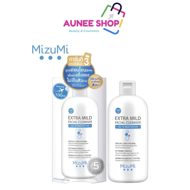/มีไลฟ์ เจลล้างหน้า Mizumi Extra Mild Facial Cleanser มิซึมิ สูตรอ่อนโยนพิเศษ ล้างหน้า รูปที่ 2
