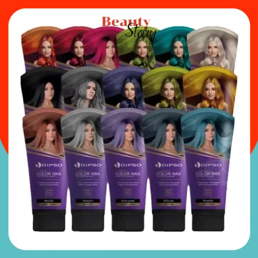 แว็กซ์ เปลี่ยนสีผม ดิ๊ฟโซ่ dipso wax ไม่มีแอมโมเนีย ไม่ทำลายเส้นผม ย้อมผม ทำสี สีสวย /Maskสีผม ดิ๊พโซ่ Hair Color 150ml รูปที่ 1