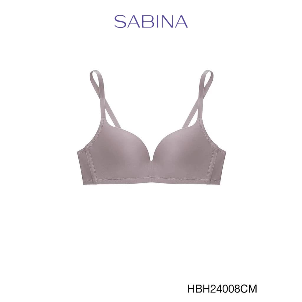 Sabina Habpy Soft Doomm Level 3 เสื้อชั้นใน ไร้โครง รหัส HBH24008CM - สีช็อคโกแลต รูปที่ 1