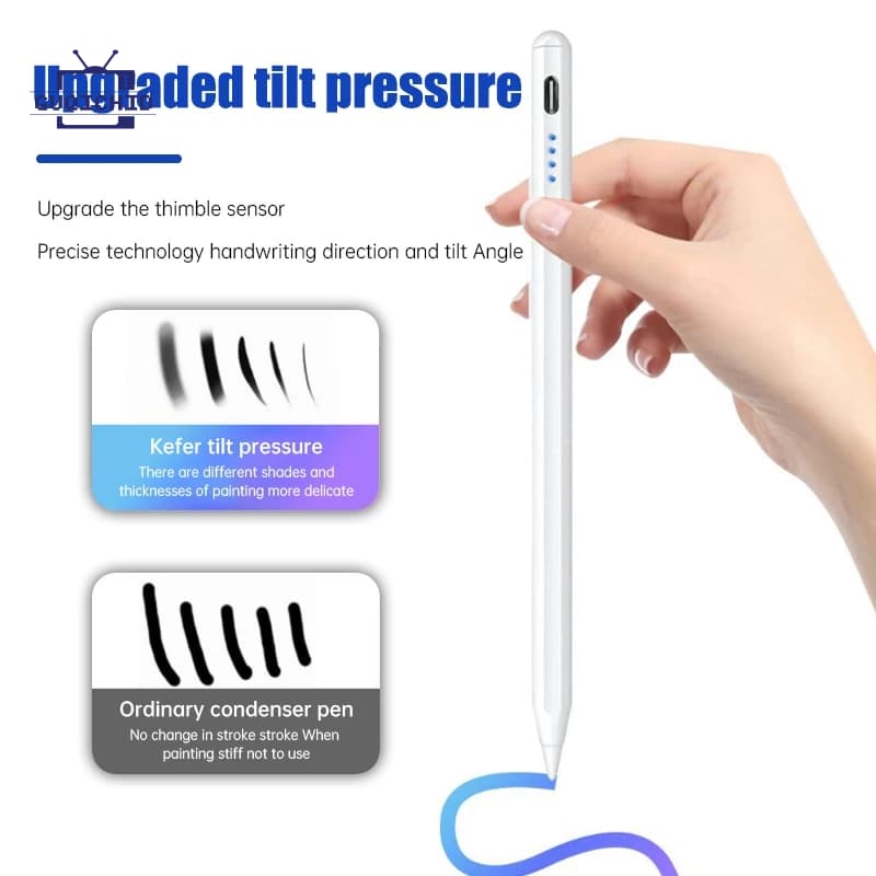 ปากกาสไตลัส ปากกาสไตลัสสำหรับแท็บเล็ตโทรศัพท์แบบ Capacitive Universal Active Stylus ปากกาสำหรับเขียนแท็บเล็ตโทรศัพท์ รูปที่ 3