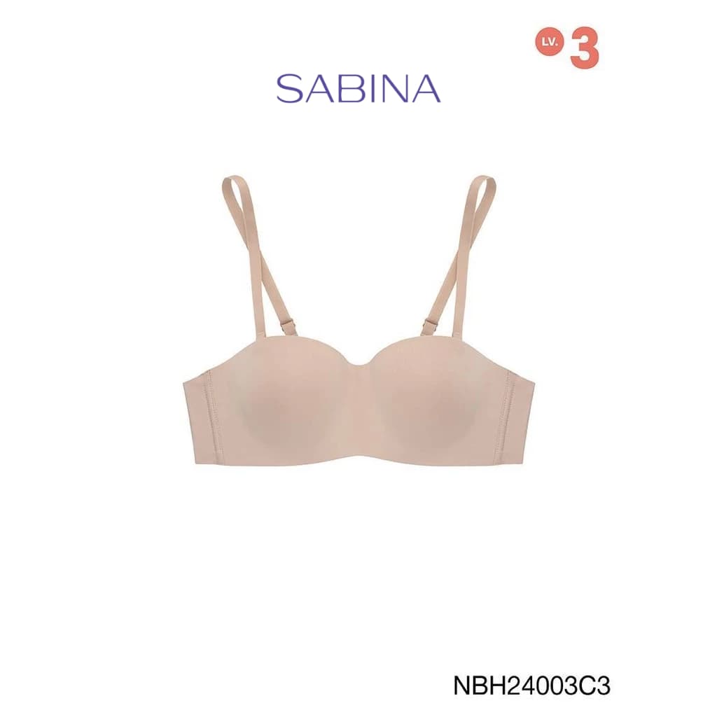 Sabina Soft Doomm Level 3 เสื้อชั้นใน มีโครง รหัส NBH24003C3 - สีเนื้อเข้ม รูปที่ 1