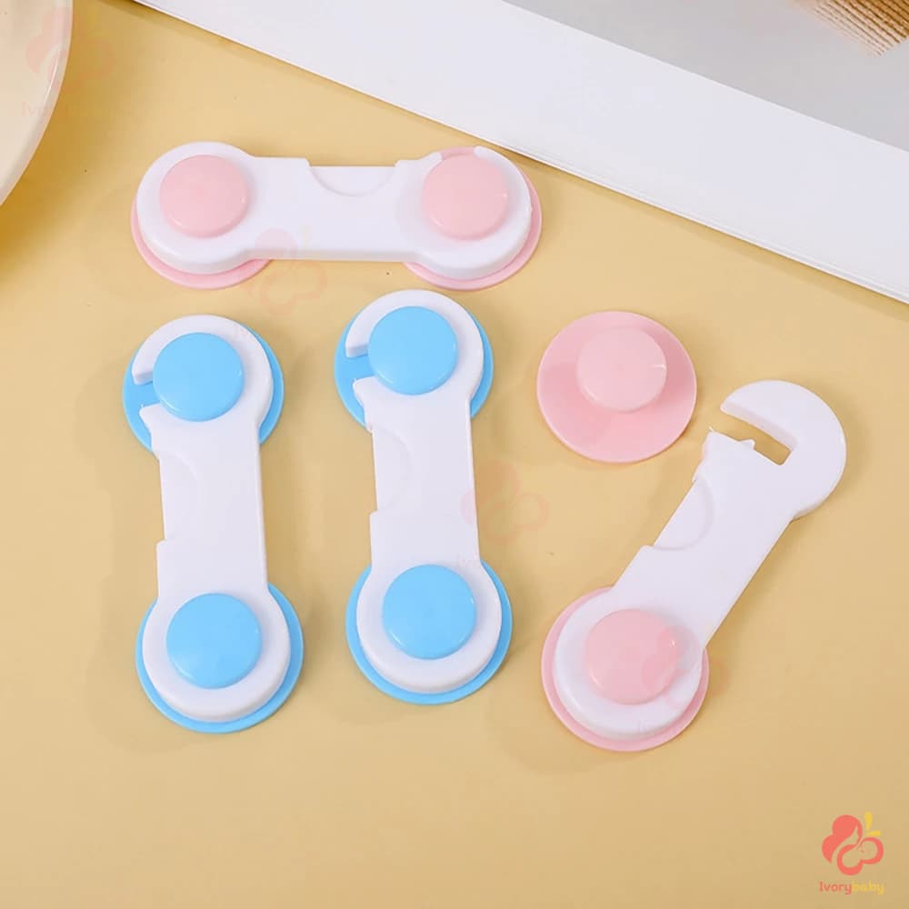 IVORYBABY ล็อคตู้เย็น ล็อกตู้เย็น ที่ล็อกตู้/โต๊ะ/ลิ้นชัก/ตู้เย็น ตัวล็อคตู้ อุปกรณ์ป้องกันเปิดลิ้นชัก ช่วยป้องกันไม่ให้ รูปที่ 5