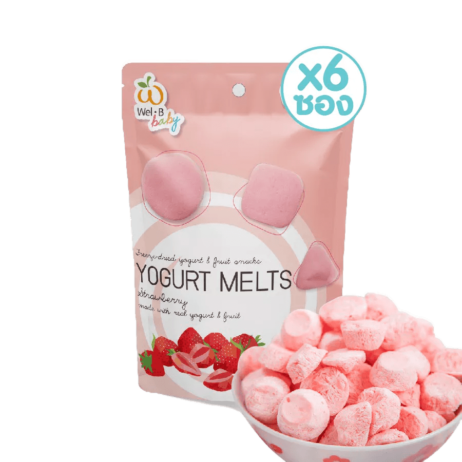 Wel-B​ Yogurt​ Melts​ Strawberry​ 20g. รูปที่ 1