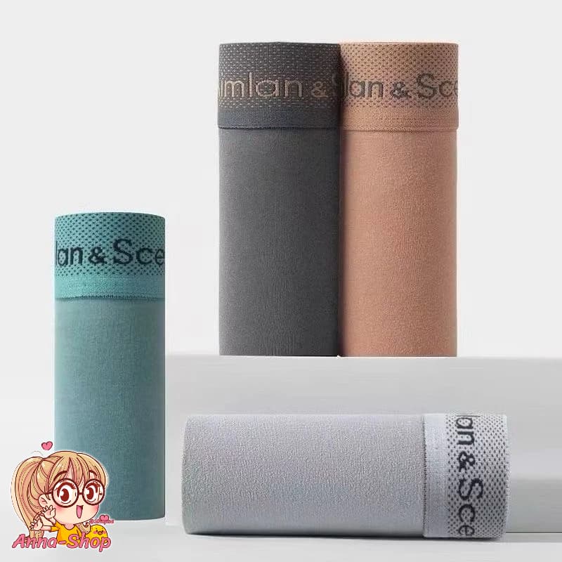 Anna shop กางเกงในผู้ชายขาสั้น Size L-4X กางเกงในบ็อกเซอร์ Boxer เนื้อผ้านิ่ม ระบายอากาศได้ดี A3207 รูปที่ 8