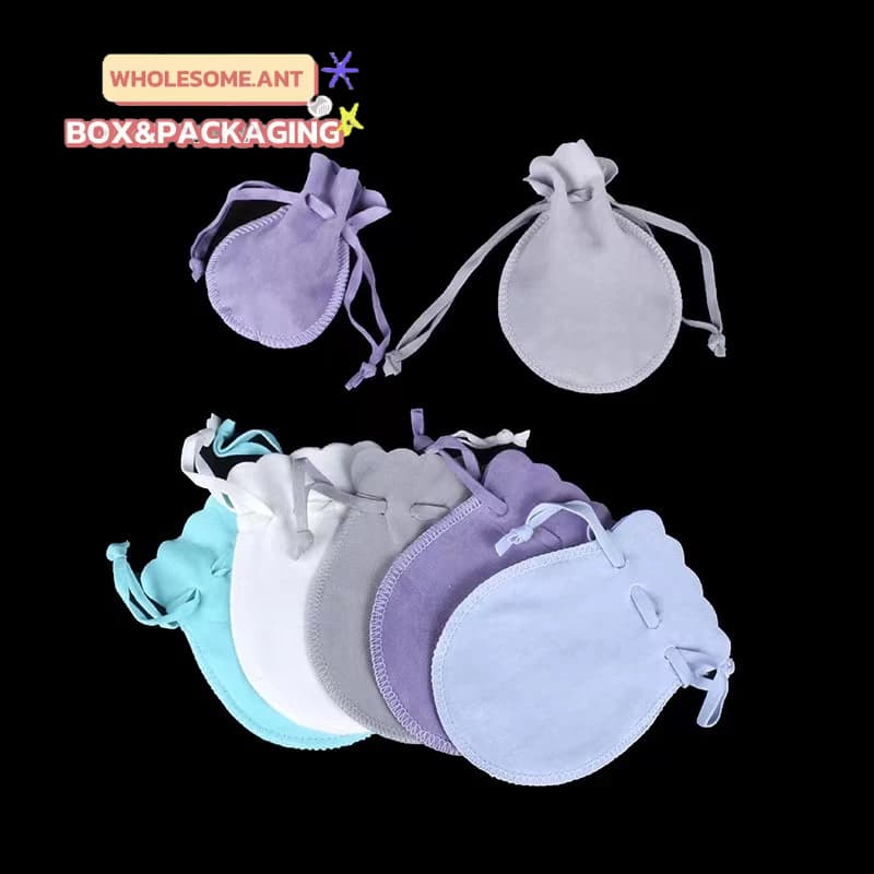WSถุงหูรูด ผ้ากำมะหยี่ ทรงน้ำเต้า มี2ขนาด ใส่ของขวัญ ทอง ของชำร่วย ให้คนที่รัก รูปที่ 3
