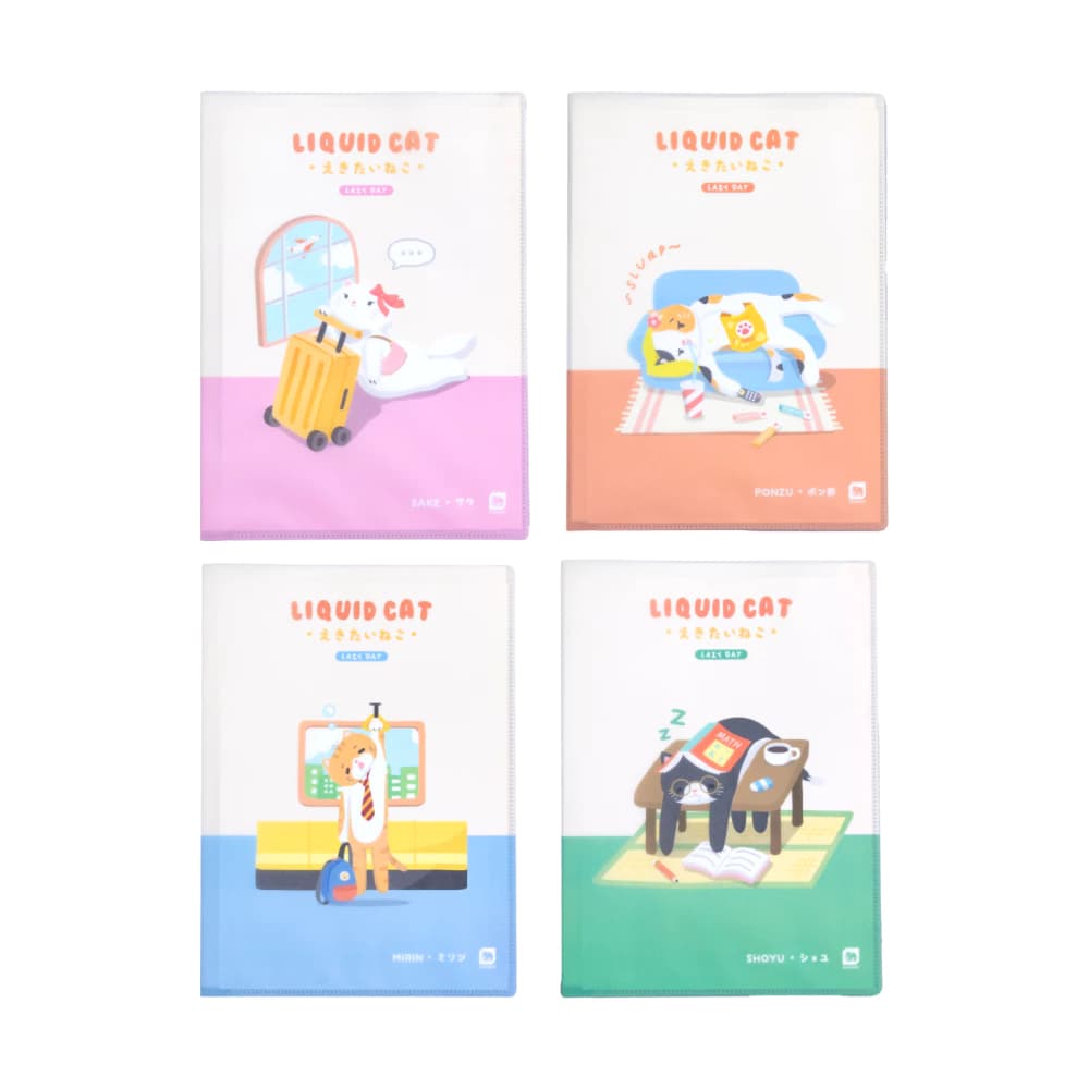 Elephant แฟ้ม แฟ้มพลาสติก 6 ช่อง A3 ลิควิดแคท V.2 คละลาย จำนวน 1 แฟ้ม รูปที่ 3