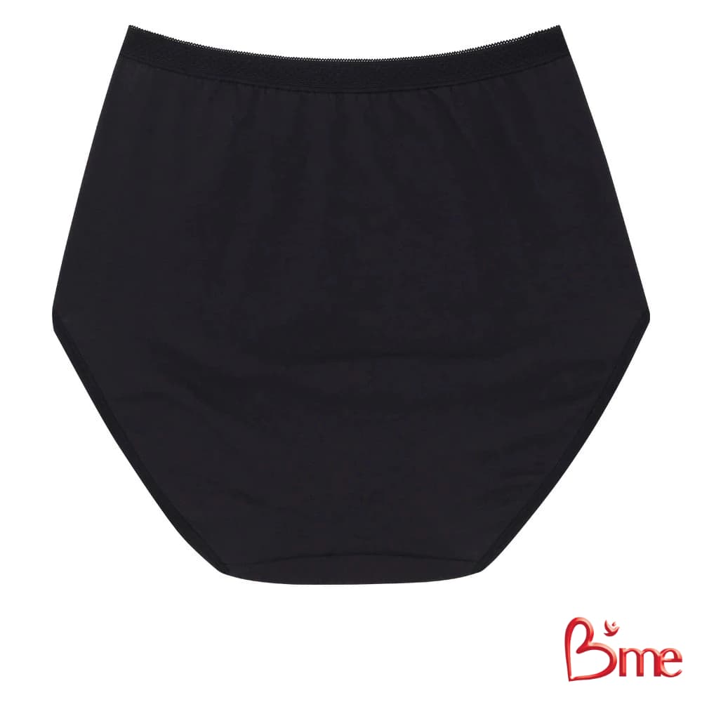 B'me กางเกงในเอวสูงผ้า Cotton รุ่น ME7101 สีดำ สีนู้ด รูปที่ 6