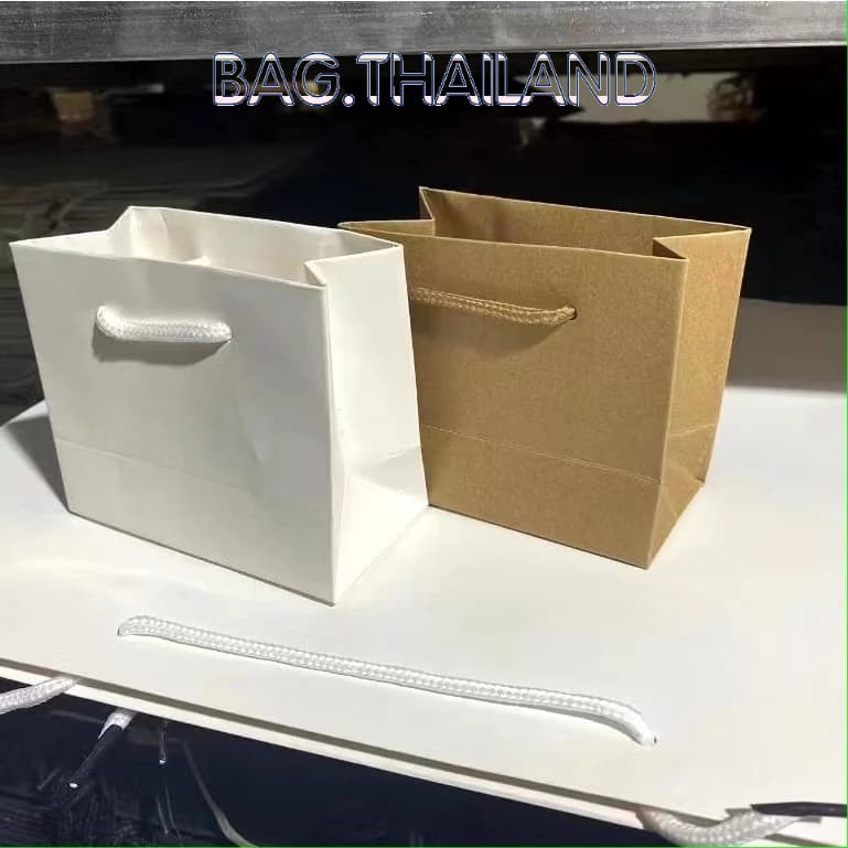 ⭐bag⭐ ถุงกระดาษหูหิ้ว ขนาดเล็ก ถุงใส่เครื่องประดับ ถุงขนาด10*12*6ซม รูปที่ 7
