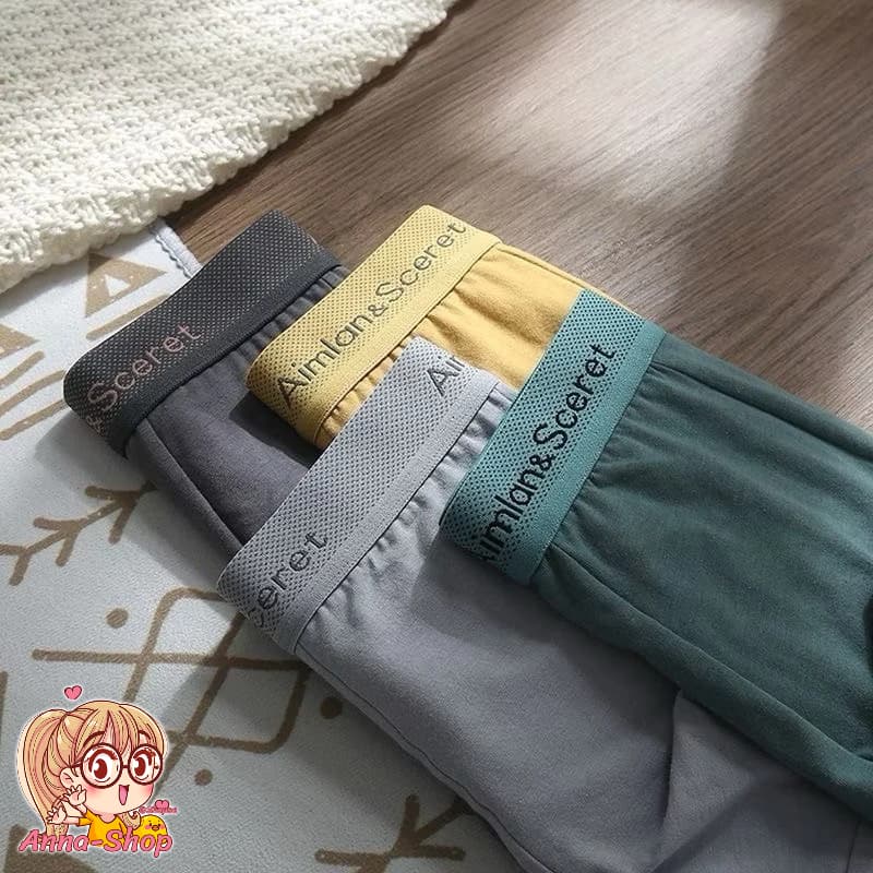Anna shop กางเกงในผู้ชายขาสั้น Size L-4X กางเกงในบ็อกเซอร์ Boxer เนื้อผ้านิ่ม ระบายอากาศได้ดี A3207 รูปที่ 7